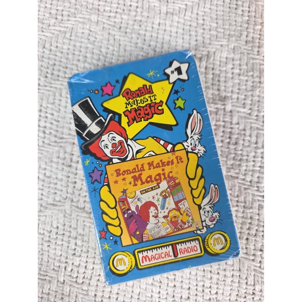 Vintage 1995 McDonalds Magical Radio Cassette Tape Ronald Makes It Magic R4 7113